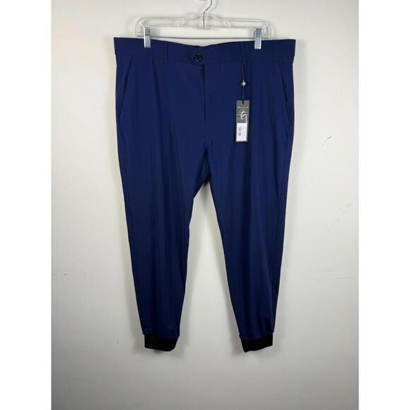 *NWT* Greyson Golf Montauk Jogger Size 38x30 Maltese Blue Performance Pants - Picture 1 of 4